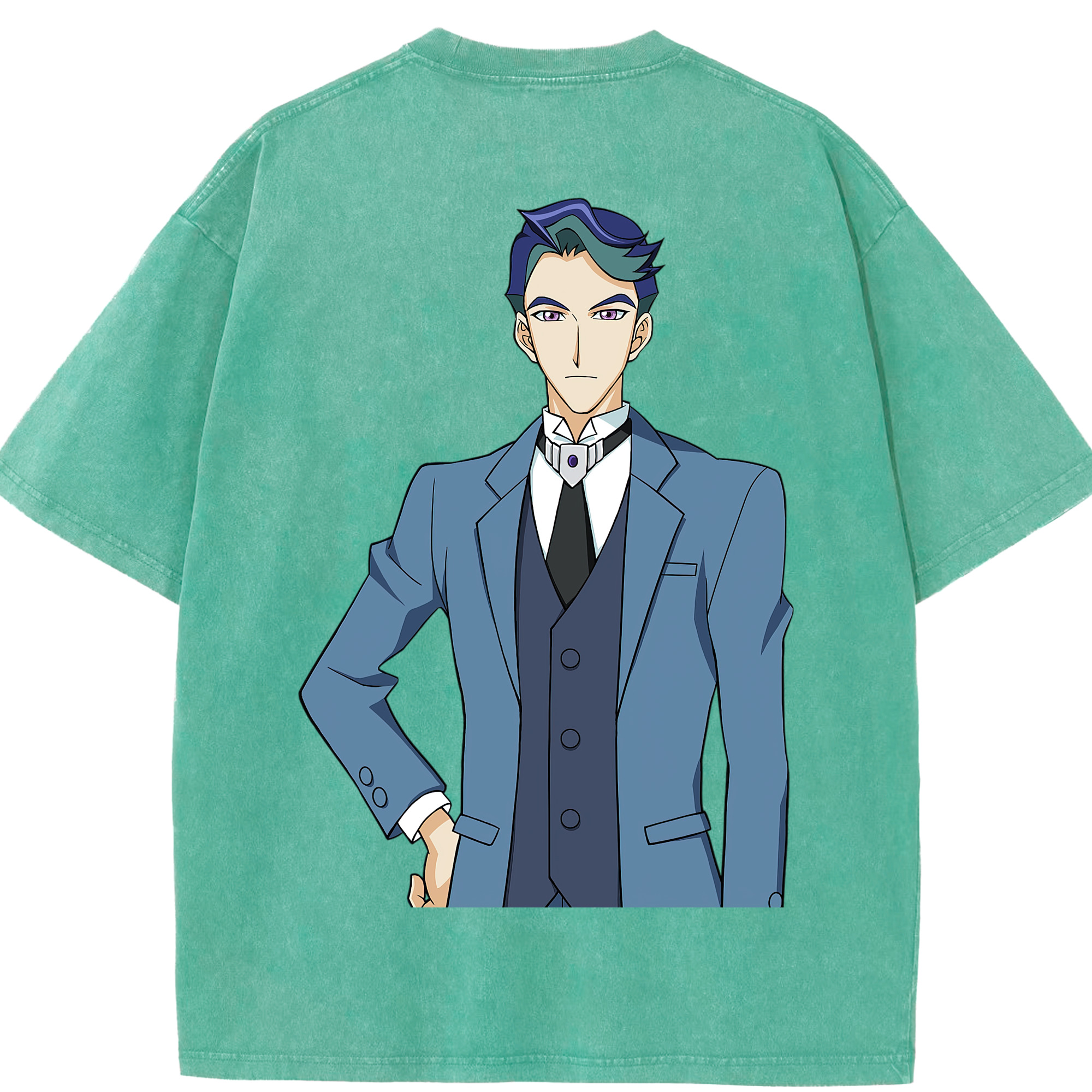 （画像用） 遊☆戯☆王 Yu-Gi-Oh! 綿100% ヴィンテージ風 半袖Tシャツ（背面プリント）
